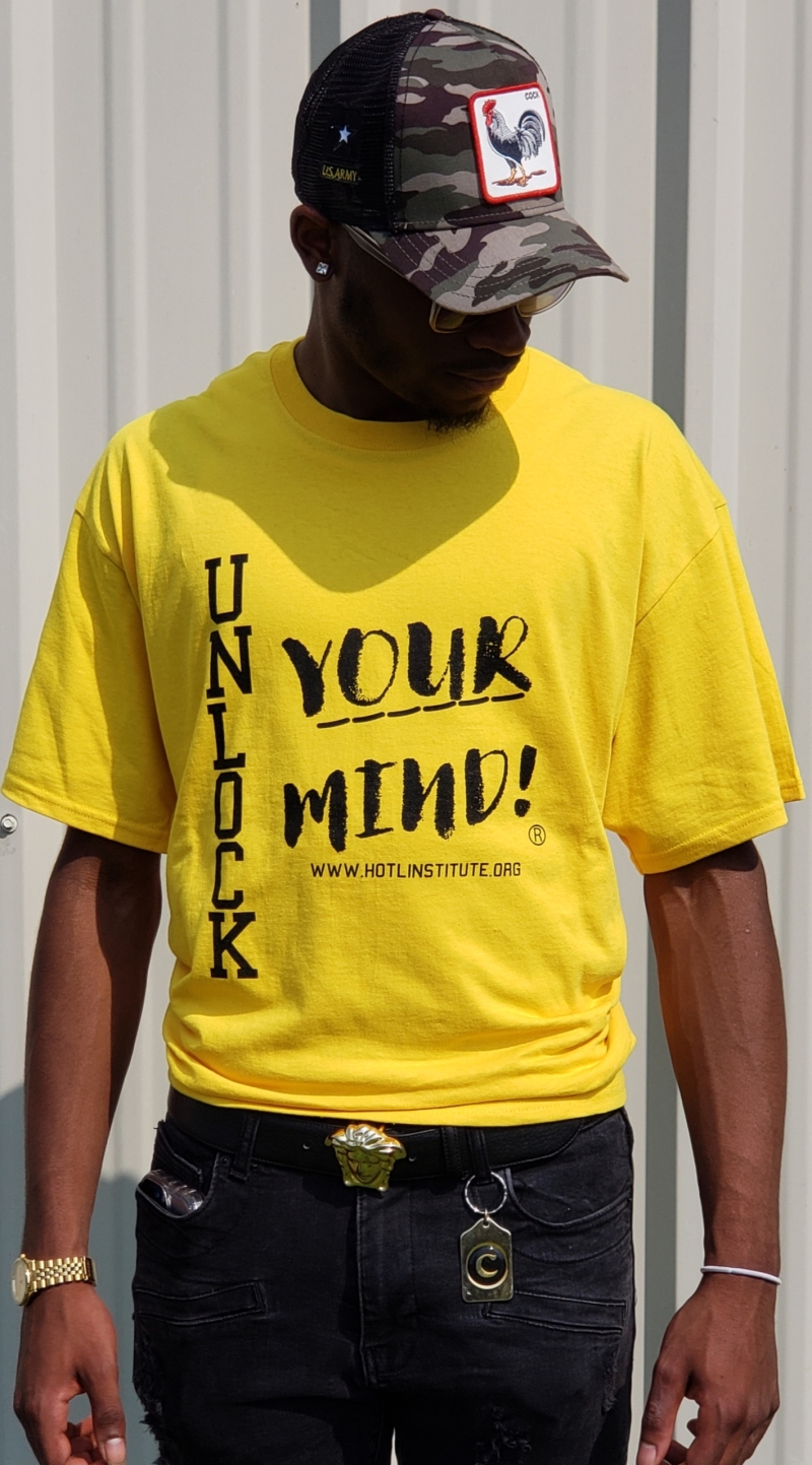 Merch – Round Neck Unlock Your Mind-T-Shirt