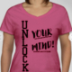 Merch-V-Neck-Unlock-Your-Mind sangria